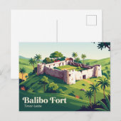 Balibo-Festung Timor-Leste Postkarte (Vorne/Hinten)