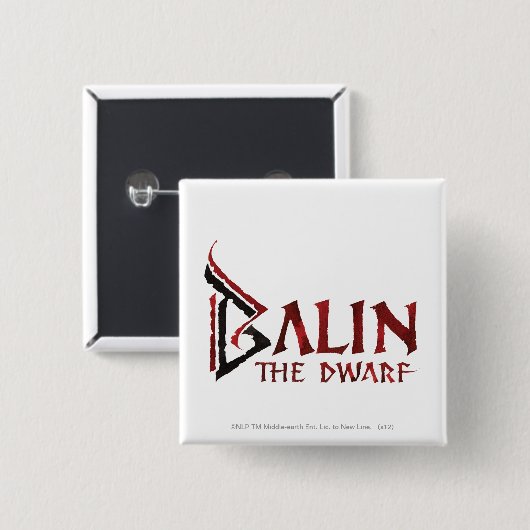 Balin Name Button (Vorne & Hinten)