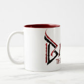 Balin Name Zweifarbige Tasse (Links)
