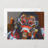 Balines-Tänzer Postkarte (Vorne/Hinten)