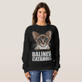 Balinese Balinese cat Balinese Dad 3 Sweatshirt (Vorne ganz)