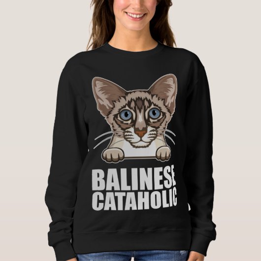 Balinese Balinese cat Balinese Dad 3 Sweatshirt (Vorderseite)