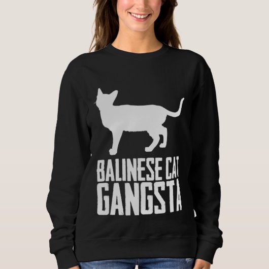 Balinese Balinese cat Balinese Dad 7 Sweatshirt (Vorderseite)