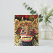 Balinese Barong 2 Postkarte (Stehend Vorderseite)