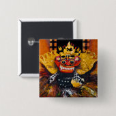 Balinese Barong Button (Vorne & Hinten)