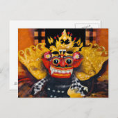 Balinese Barong Postcard Postkarte (Vorne/Hinten)