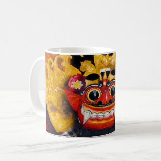 Balinese Barong Tasse (Vorderseite Links)