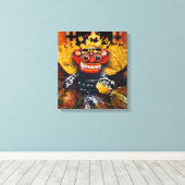 Balinese Barong Wrapped Canvas Leinwanddruck (Insitu (Holzboden))