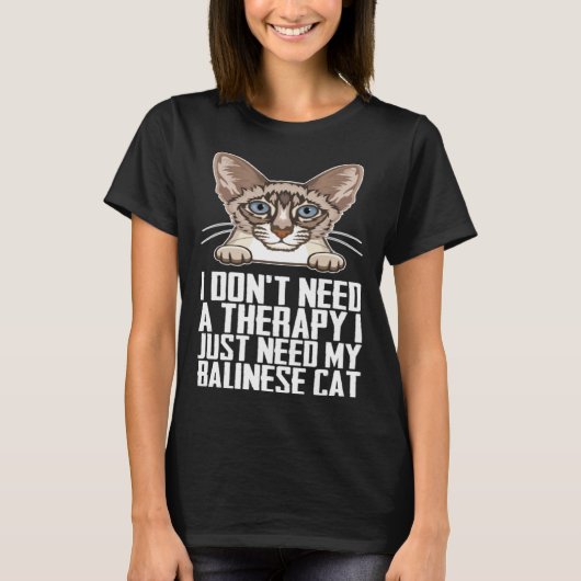 Balinese cat Balinese Balinese cats 8 T-Shirt (Vorderseite)