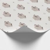 Balinese Cat Couple Geschenkpapier (Ecke)