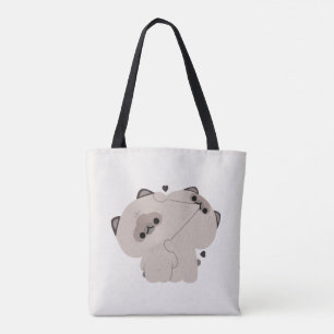 Balinese Cat Couple Tasche