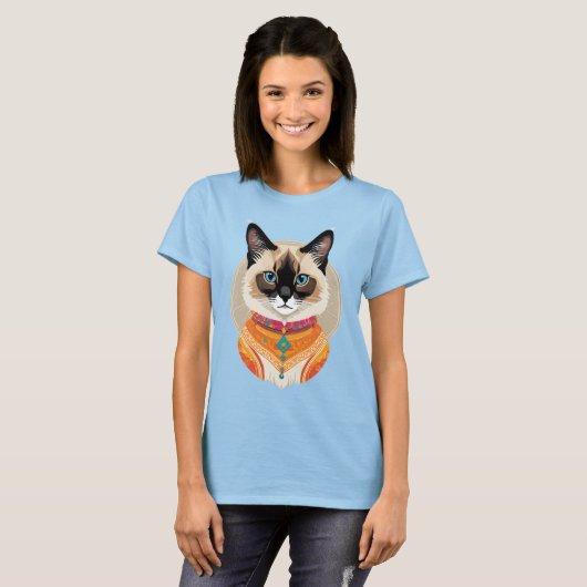 Balinese Cat T-Shirt (Vorne ganz)