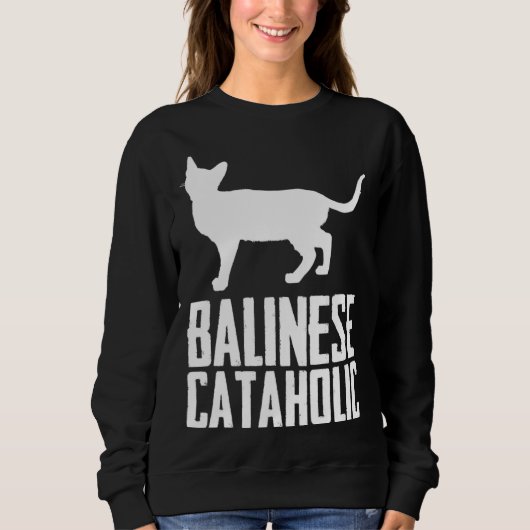 Balinese cataholic 1 sweatshirt (Vorderseite)