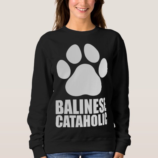 Balinese cats Balinese Dad Balinese men 1 Sweatshirt (Vorderseite)