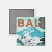 Balinese Dancer Bali Magnet (Vorderseite/Rückseite)