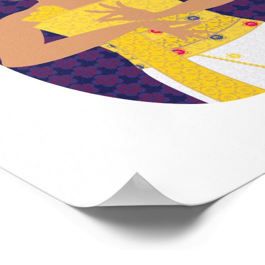 Balinese Dancer Matryoshka Poster (Ecke)