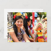 Balinese Girl Postkarte (Vorne/Hinten)