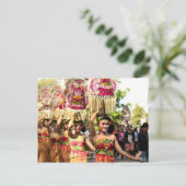 Balinese Girls Postkarte (Stehend Vorderseite)