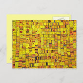 Balinese Glass Tile Art Postkarte (Vorne/Hinten)