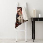 Balinese Kitten Christmas Cat Portrait Art Sherpadecke (Beispiel)