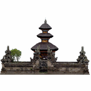 Balinese-Tempel-Skulptur Freistehende Fotoskulptur