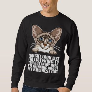Balinesenkatze Balinese Balinesenkatzen Sweatshirt