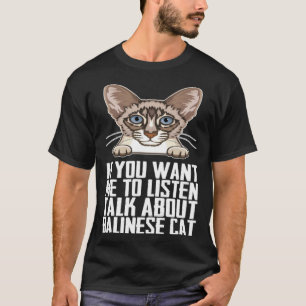 Balinesenkatze  Balinese  Balinesenkatzen T-Shirt