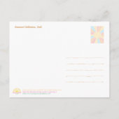 Balinesische Algen Ernte Bali Postkarte (Rückseite)