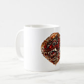 Balinesische Barong Kunst Tasse (Vorderseite Links)