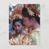 balinesische Frau Postkarte (Vorderseite)