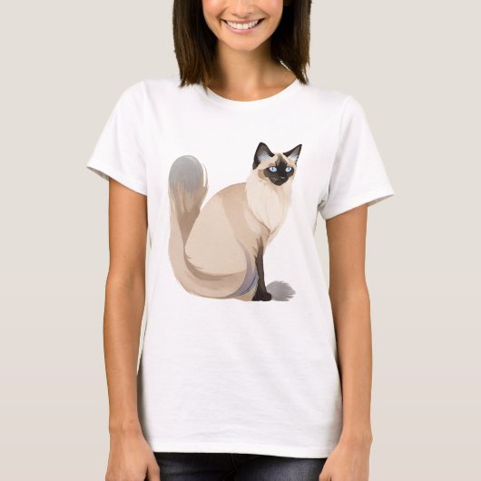 balinesische Katze T-Shirt (Vorderseite)