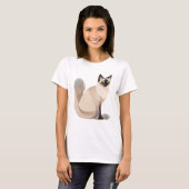 balinesische Katze T-Shirt (Vorne ganz)