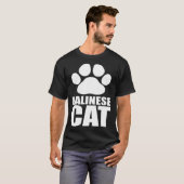 Balinesische Katze T-Shirt (Vorne ganz)
