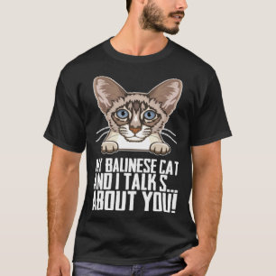 Balinesische Katzen  Balinese  Balinesische Katzen T-Shirt