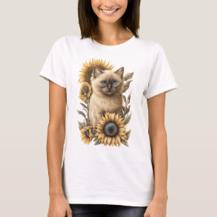 BALINESISCHE KÜCHE MIT SONNENBLUMEN T-Shirt
