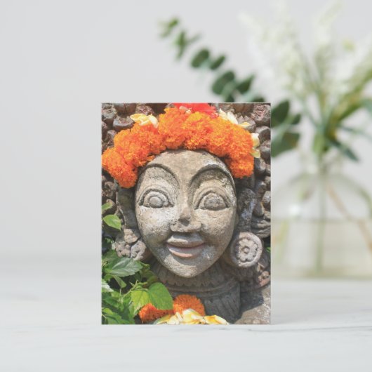 balinesische Kunst Postkarte (Stehend Vorderseite)