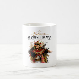 Balinesische Maskentanz-Tasse Kaffeetasse