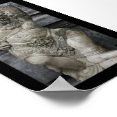 balinesische Statue Poster (Ecke)
