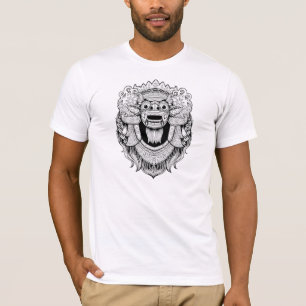 balinesischer Kunstbarong zeichnend bali T-Shirt