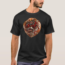 Balinesisches Barong Grafik T-Shirt