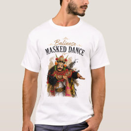 Balinesisches Maskentanz-T-Shirt T-Shirt