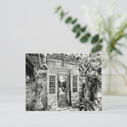 balinesisches Tor Postkarte (Stehend Vorderseite)