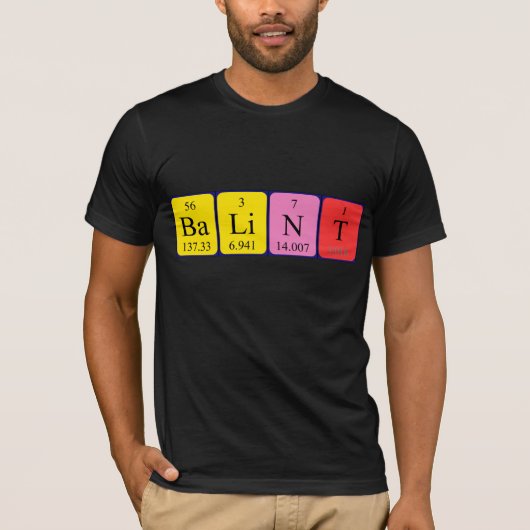Bálint Periodenname Shirt (Vorderseite)