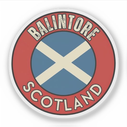 Balintore, Schottland Aufkleber (Vorderseite)