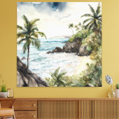 Balis tropischer Strand Leinwanddruck (Insitu (Wohnzimmer))