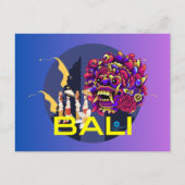 "Balis verzauberter Barong: Eine bezaubernde Postk Postkarte (Vorderseite)