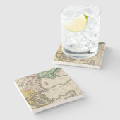 Balkan-Halbinsel 3 Steinuntersetzer (Seitenansicht)