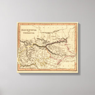 Balkan-Halbinsel 5 Leinwanddruck