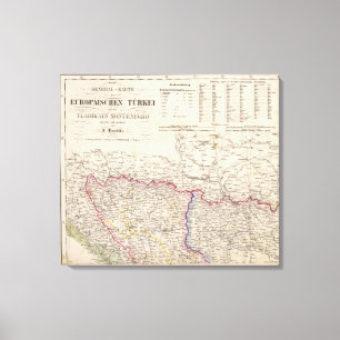 Balkan-Halbinsel, die Türkei, Bosnien Leinwanddruck