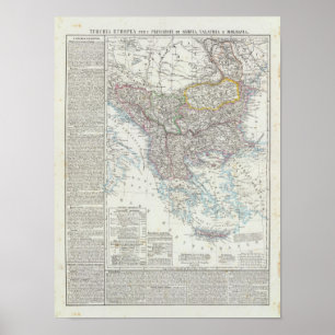 Balkan-Halbinsel, die Türkei, Serbien, Europa Poster